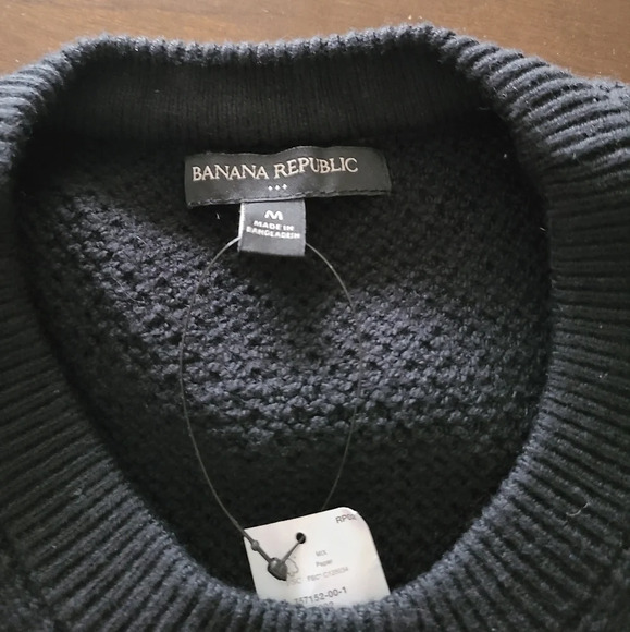 NWT Banana Republic women sweater short sleeve sz.M oversized - Picture 6 of 10